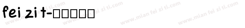 fei zi t字体转换